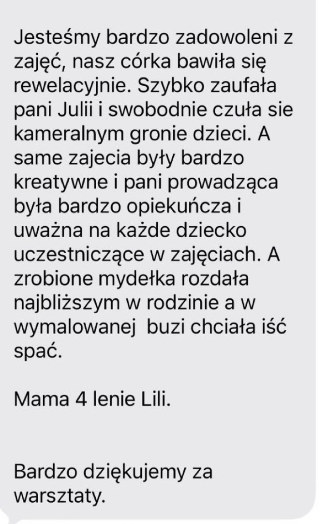 Opinia rodzica — mama 4-letniej Lili
